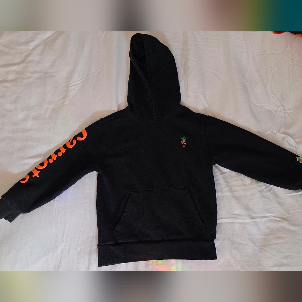 Carrots by Anwar - Kids Graphic Black Hoodie - Carrots Farm Size M (8)